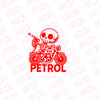 Petrol Use Advisory Decal for Safety