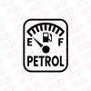 Petrol Fuel Warning Sticker for Tanks