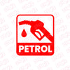 Bright Petrol Decal for Vehicle Tanks