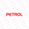 Precision-Cut Petrol Tank Decal Sign