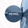 Precision-Cut Petrol Tank Decal Sign