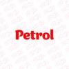 Petrol Only Decal for Clear Instructions