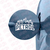 Bold Petrol Use Label for Bikes & Cars