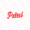 Petrol Warning Label for Fuel Safety Use