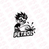 Smooth Drive Ahead - Precision Petrol Sticker Design