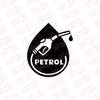 Petrol Only Fuel Tank Label for Cars