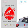 Petrol Only Fuel Tank Label for Cars