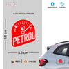 Petrol Identification Sticker for Bikes