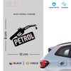 Durable Petrol Only Vinyl Label Decal