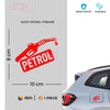 Durable Petrol Only Vinyl Label Decal