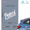 Compact Petrol Warning Sticker for Cars