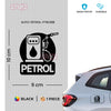 Petrol Only Tank Label for Clear Use