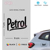 Bold Petrol Indicator Sticker for Tanks