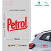 Bold Petrol Indicator Sticker for Tanks