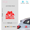 Stylish Petrol Only Sticker for Cars