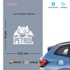 Stylish Petrol Only Sticker for Cars