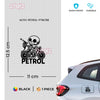 Petrol Use Advisory Decal for Safety