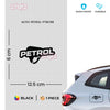 Eco-Friendly Petrol Use Label Decal