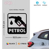 Bright Petrol Decal for Vehicle Tanks