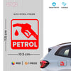 Bright Petrol Decal for Vehicle Tanks