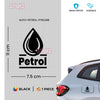 Petrol Use Reminder Tag for Vehicles