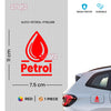 Petrol Use Reminder Tag for Vehicles