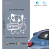 Bold Text Petrol Label Sticker