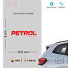 Durable Petrol Reminder Sticker Label