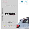 Petrol Warning Sticker for Bikes & Cars