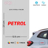 Petrol Warning Sticker for Bikes & Cars