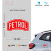 Petrol Marker Decal for Vehicle Fuel