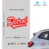 Petrol Fuel Reminder Decal for Vehicles