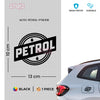 Petrol Fuel Reminder Decal for Vehicles