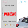 Minimal Design Petrol Use Sticker Label