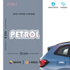 Minimal Design Petrol Use Sticker Label