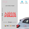 Petrol Sticker for All Weather Safety