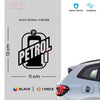 Adhesive Petrol Label for Cars & Bikes