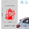 Adhesive Petrol Label for Cars & Bikes