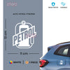 Adhesive Petrol Label for Cars & Bikes