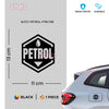 Petrol Decal for High Visibility Use