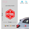 Petrol Decal for High Visibility Use