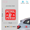 Safe Petrol Use Sticker for All Tanks