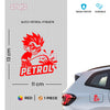 Smooth Drive Ahead - Precision Petrol Sticker Design