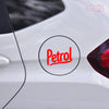 Bold Petrol Indicator Sticker for Tanks