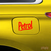 Bold Petrol Indicator Sticker for Tanks