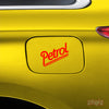 Compact Petrol Warning Sticker for Cars