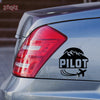 Wings of a Pilot Sticker for Cars