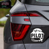 Wings of a Pilot Sticker for Cars