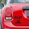 Sky’s the Limit Pilot Decal for Laptops