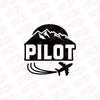 Wings of a Pilot Sticker for Cars